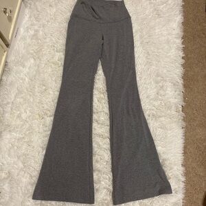 Grey flare pants
